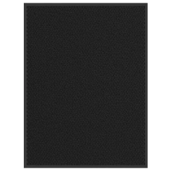 vidaXL durvju paklājs, melns, 80x120 cm