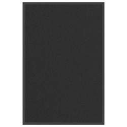 vidaXL durvju paklājs, melns, 60x90 cm