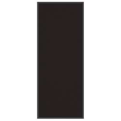 vidaXL durvju paklājs, melns, 60x150 cm