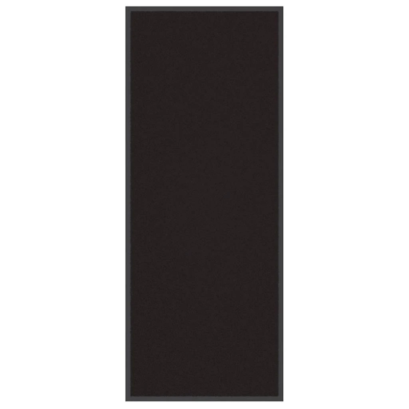 vidaXL durvju paklājs, melns, 60x150 cm