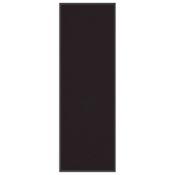 vidaXL durvju paklājs, melns, 60x180 cm
