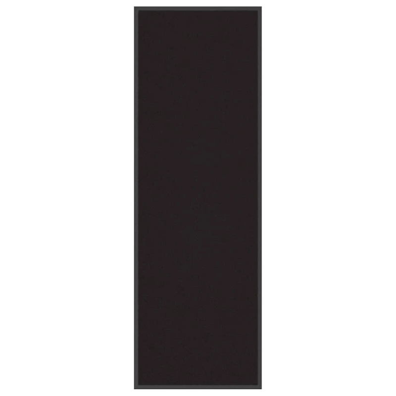 vidaXL durvju paklājs, melns, 60x180 cm