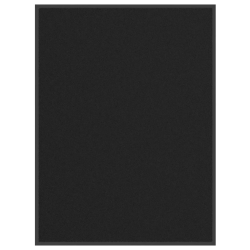 vidaXL durvju paklājs, melns, 80x120 cm