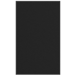 vidaXL durvju paklājs, melns, 90x150 cm
