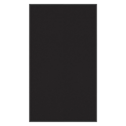 vidaXL durvju paklājs, melns, 115x200 cm