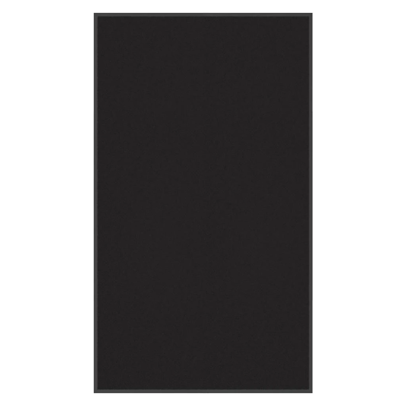 vidaXL durvju paklājs, melns, 115x200 cm