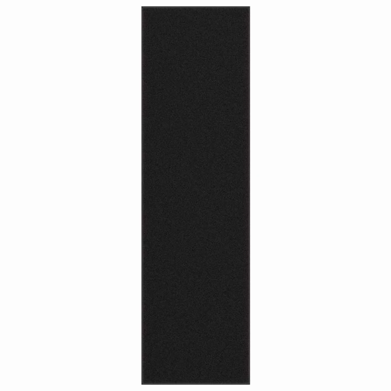 vidaXL durvju paklājs, melns, 115x400 cm