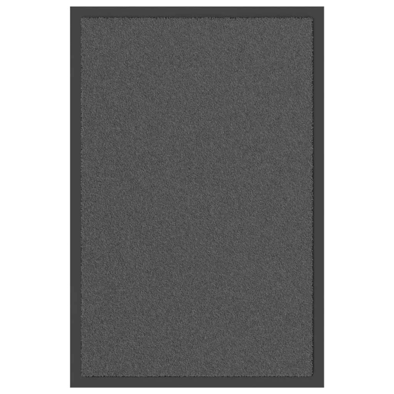 vidaXL durvju paklājs, antracītpelēks, 40x60 cm