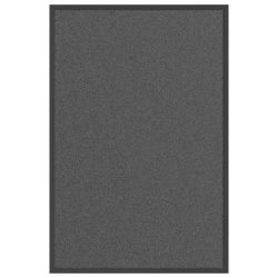 vidaXL durvju paklājs, antracītpelēks, 60x90 cm