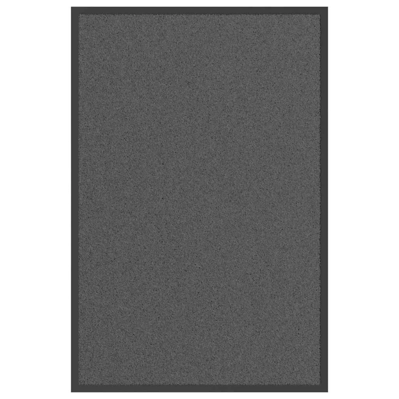 vidaXL durvju paklājs, antracītpelēks, 60x90 cm