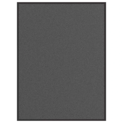 vidaXL durvju paklājs, antracītpelēks, 90x120 cm