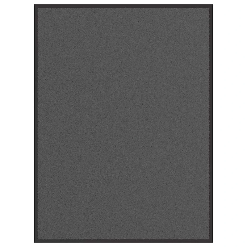 vidaXL durvju paklājs, antracītpelēks, 90x120 cm