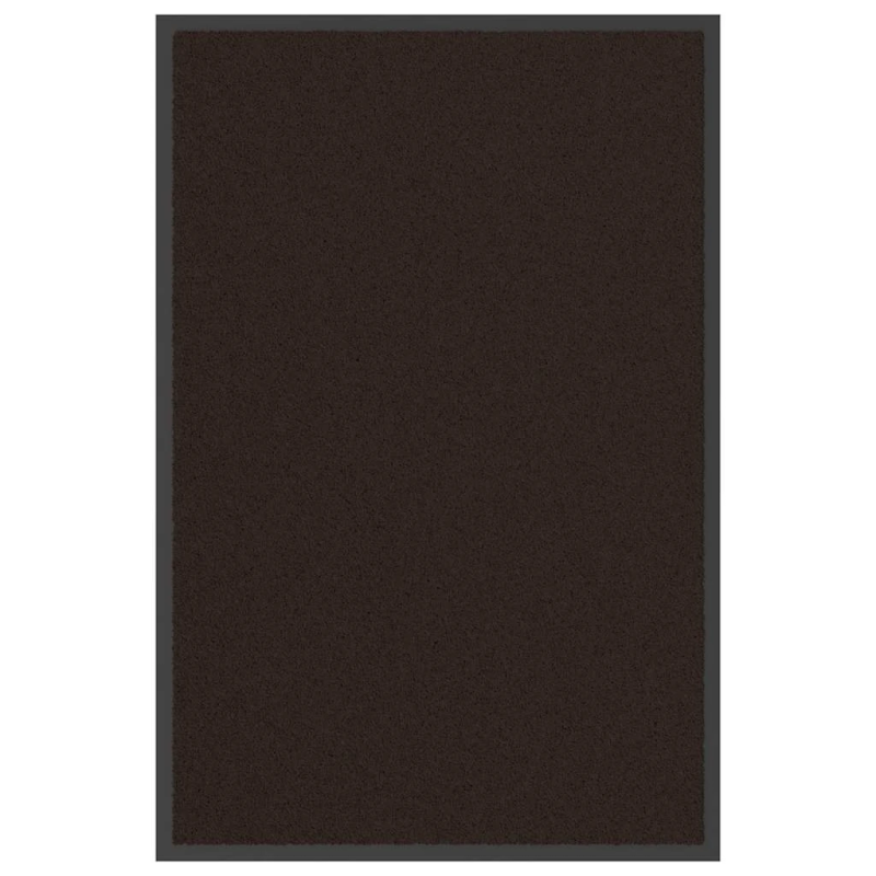 vidaXL durvju paklājs, brūns, 60x90 cm