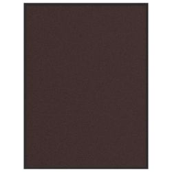 vidaXL durvju paklājs, brūns, 90x120 cm