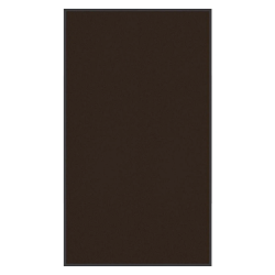 vidaXL durvju paklājs, brūns, 115x200 cm