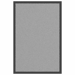 vidaXL durvju paklājs, pelēks, 40x60 cm