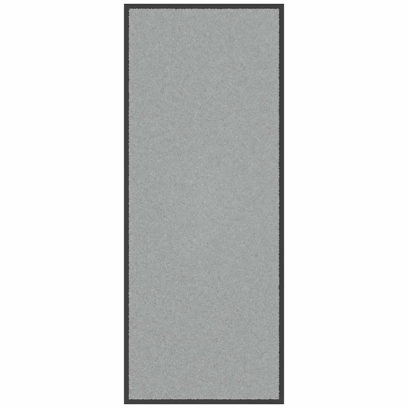 vidaXL durvju paklājs, pelēks, 60x150 cm