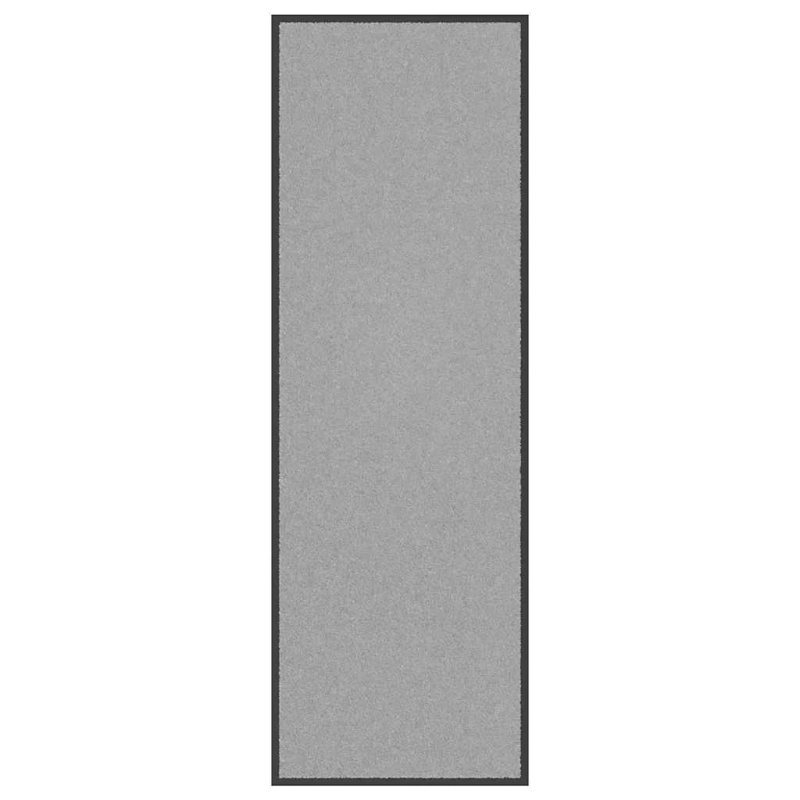 vidaXL durvju paklājs, pelēks, 60x180 cm