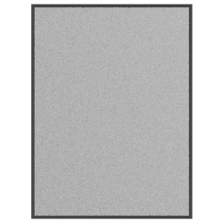 vidaXL durvju paklājs, 80x120 cm, pelēks
