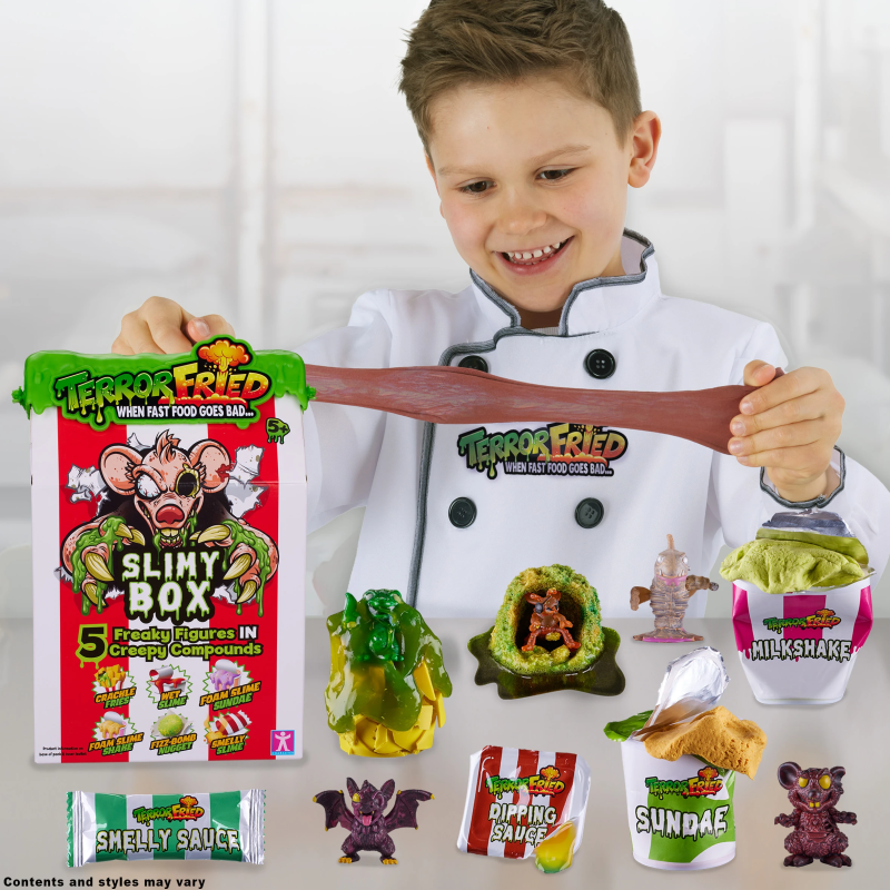 TERROR FRIED Rotaļu komplekts Slaima kastīte