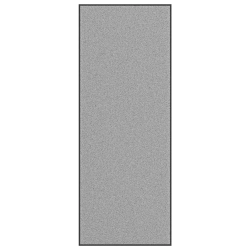 vidaXL durvju paklājs, pelēks, 115x300 cm