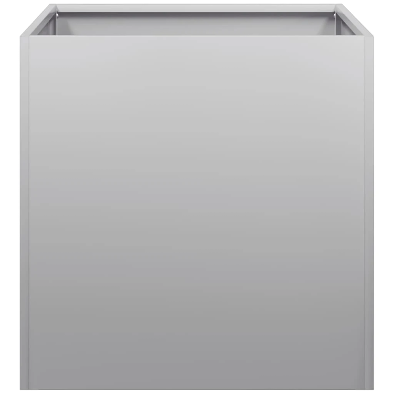 vidaXL puķu kaste, 40x40x40 cm, cinkots tērauds