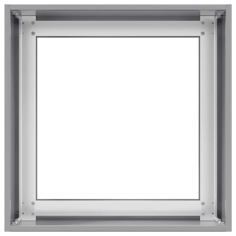 vidaXL puķu kaste, 40x40x40 cm, cinkots tērauds