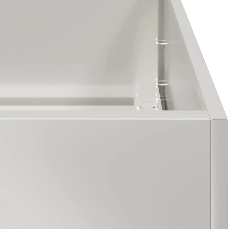 vidaXL puķu kaste, 120x40x40 cm, nerūsējošs tērauds