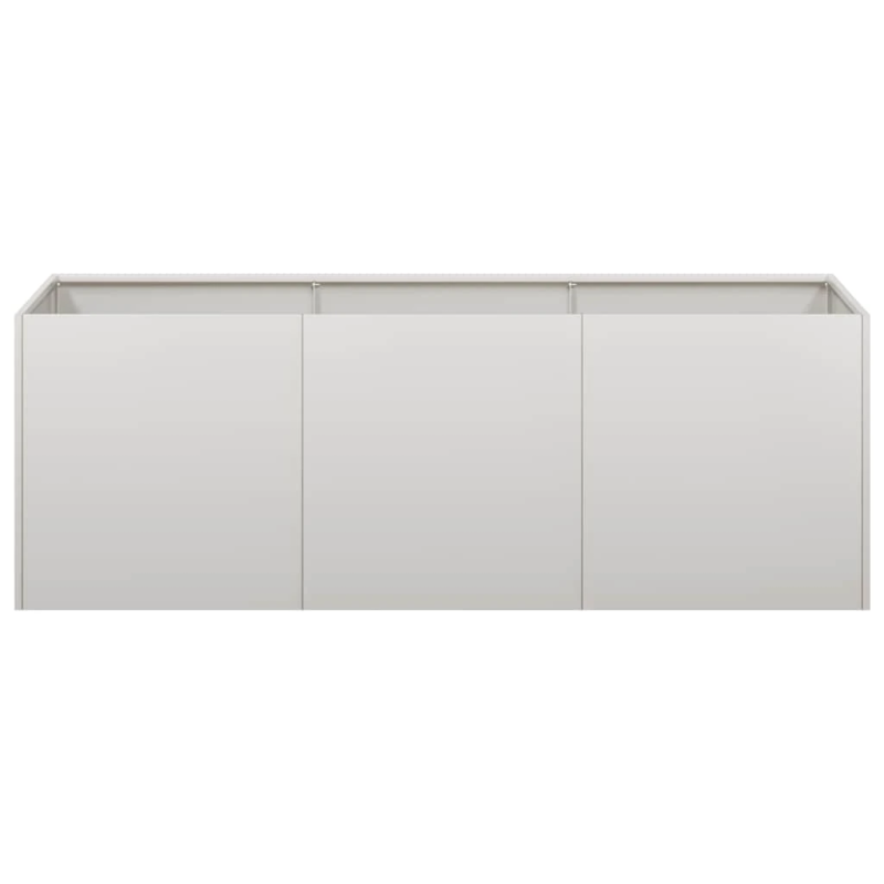 vidaXL puķu kaste, 120x40x40 cm, nerūsējošs tērauds