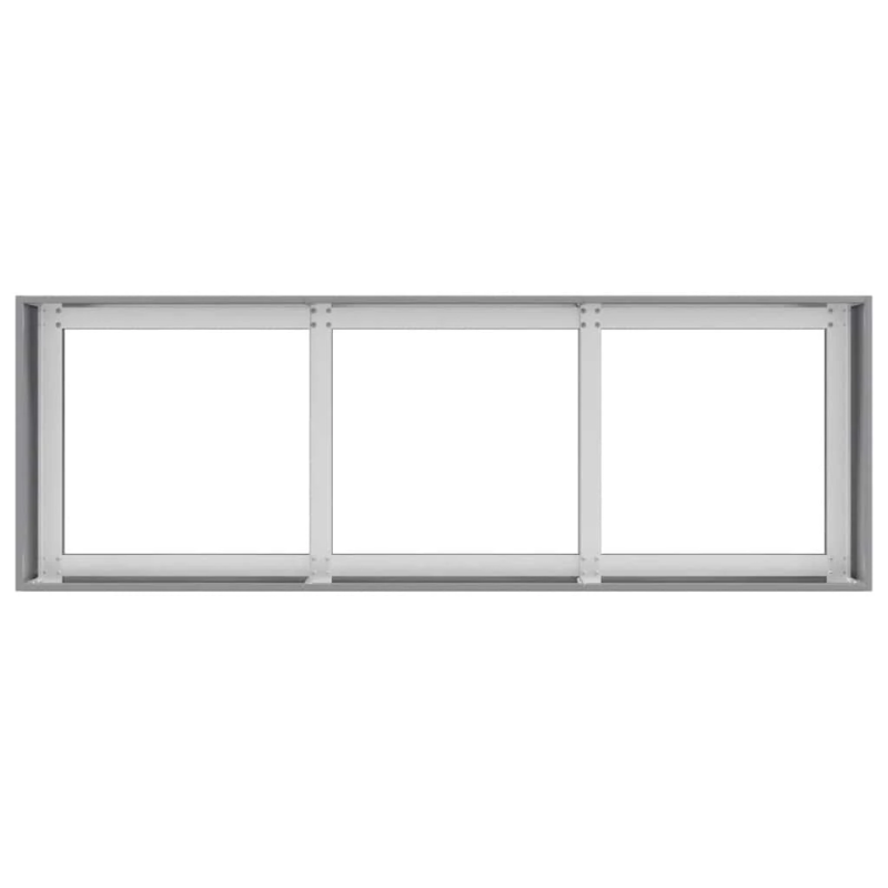 vidaXL puķu kaste, 120x40x40 cm, cinkots tērauds