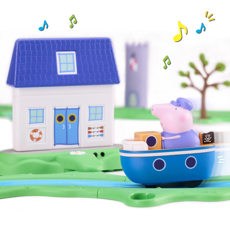 PEPPA PIG Whizz Around Peppas upes rotaļu komplekts