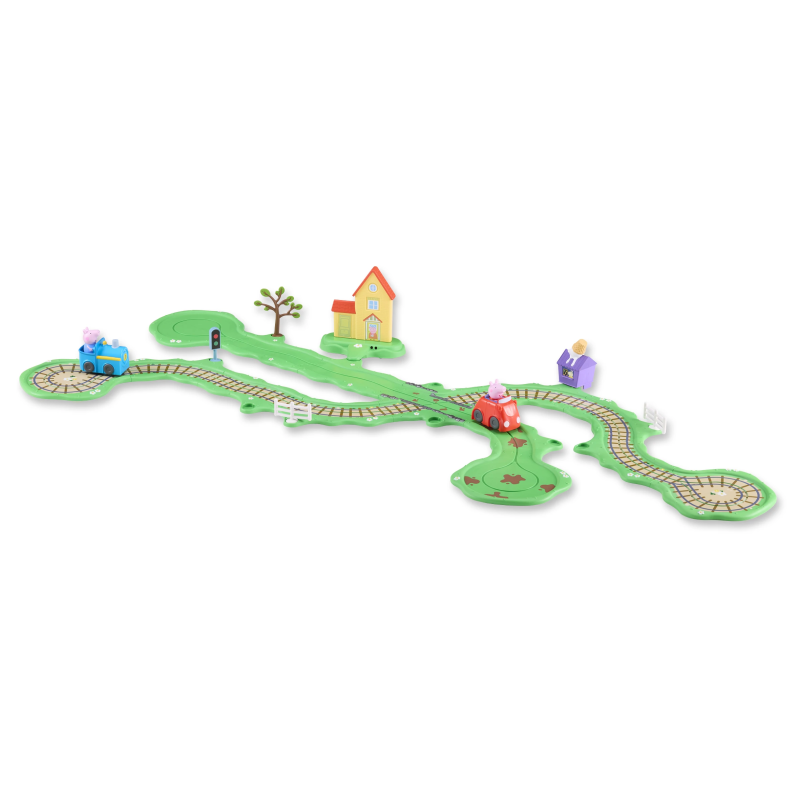 PEPPA PIG Whizz Around Peppas dienas izbrauciens rotaļu komplekts