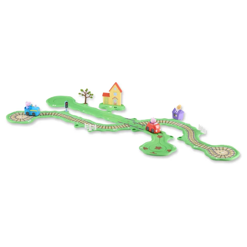 PEPPA PIG Whizz Around Peppas dienas izbrauciens rotaļu komplekts