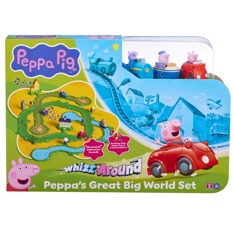 PEPPA PIG Whizz Around Peppas pasaules rotaļu komplekts