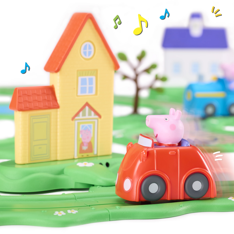 PEPPA PIG Whizz Around Peppas pasaules rotaļu komplekts