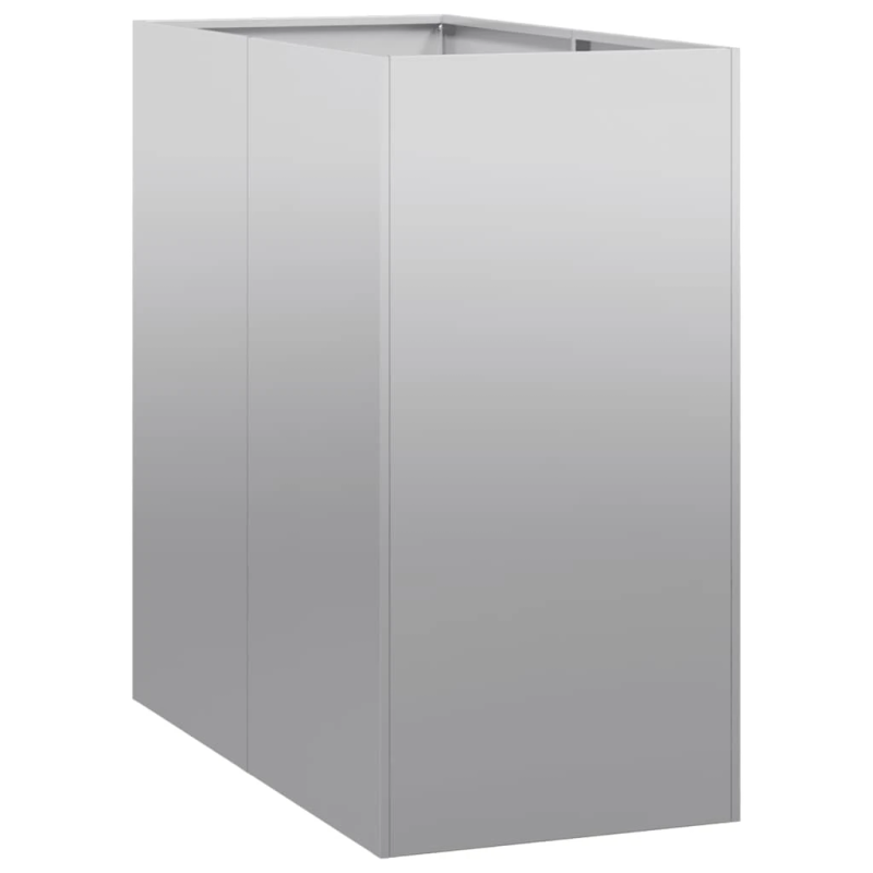 vidaXL puķu kaste, 40x80x80 cm, cinkots tērauds