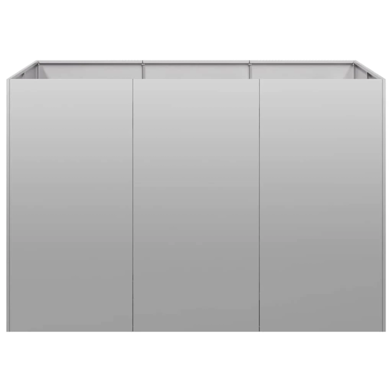 vidaXL puķu kaste, 120x80x80 cm, cinkots tērauds