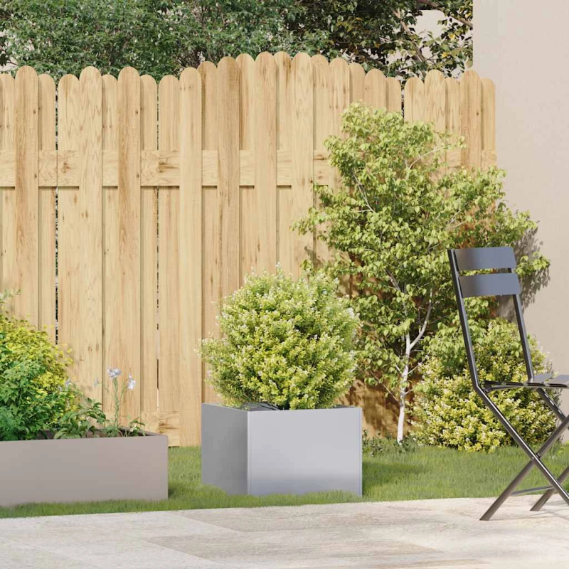 vidaXL puķu kaste, 40x40x30 cm, cinkots tērauds