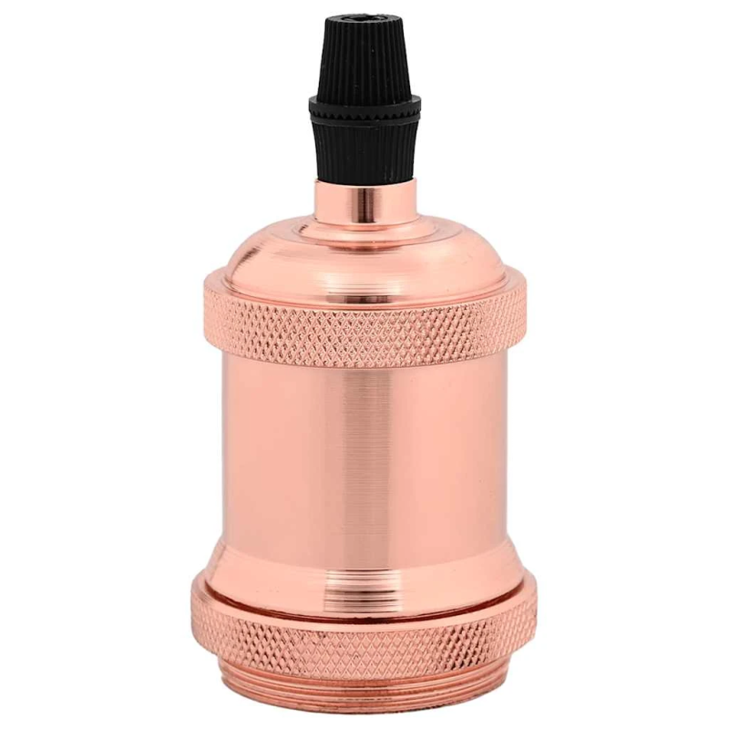 vidaXL Lampu turētāji 2 gab Rose Gold E27