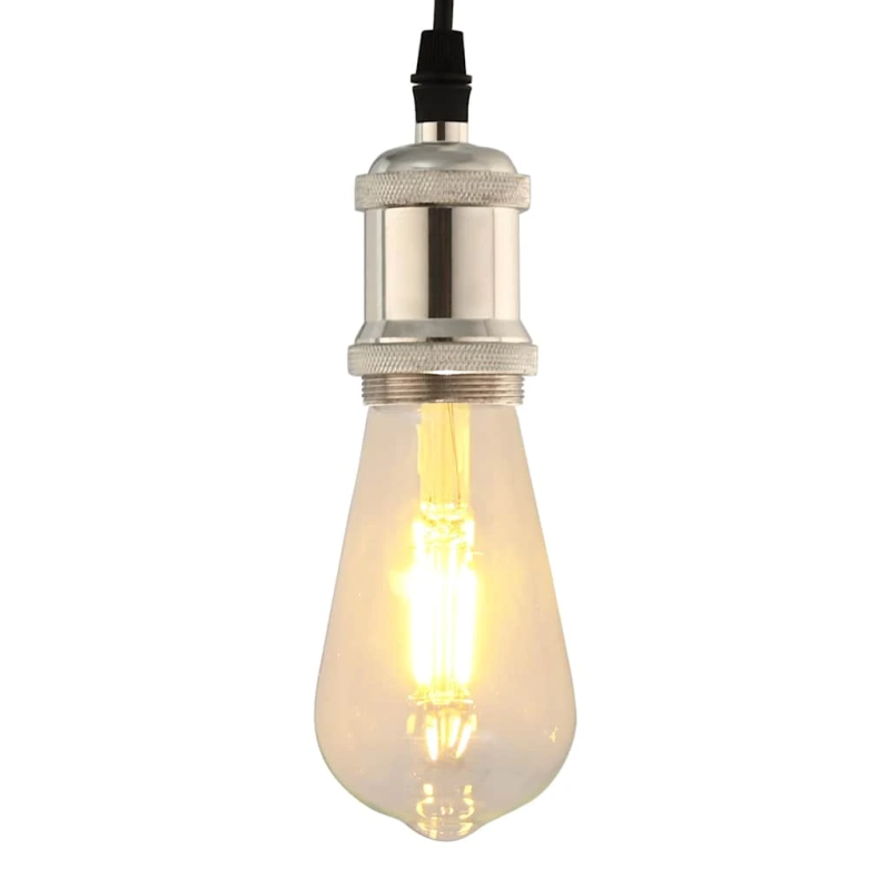 vidaXL Lampu turētāji 2 gab Satin Nickel E27