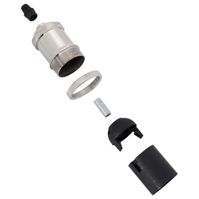 vidaXL Lampu turētāji 2 gab Satin Nickel E27