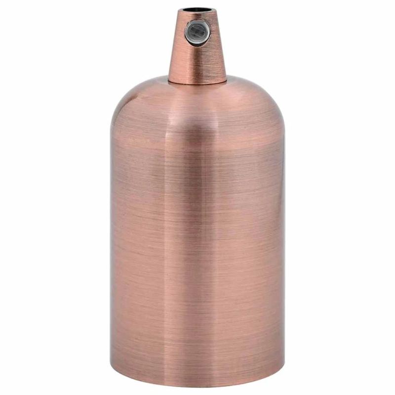 vidaXL Lampu turētāji 2 gab Red Bronze E27