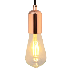 vidaXL Lampu turētāji 2 gab Rose Gold E27