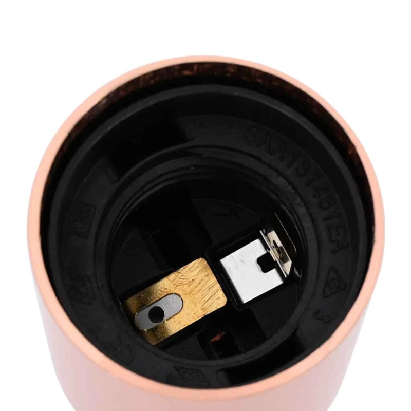 vidaXL Lampu turētāji 2 gab Rose Gold E27
