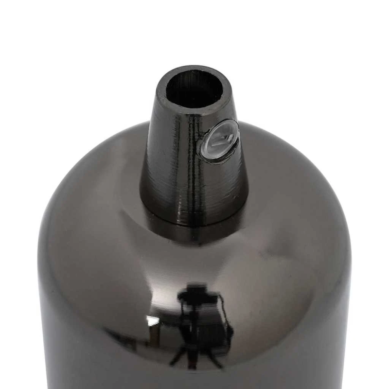 vidaXL Lampu turētāji 2 gab Glossy Black E27