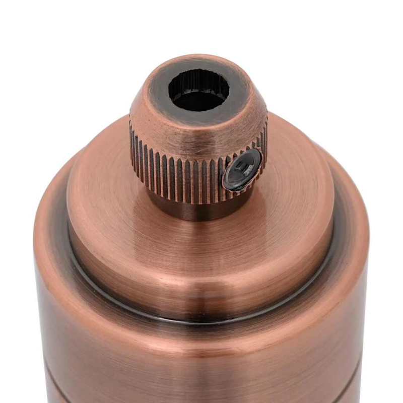 vidaXL Lampu turētāji 2 gab Red Bronze E27