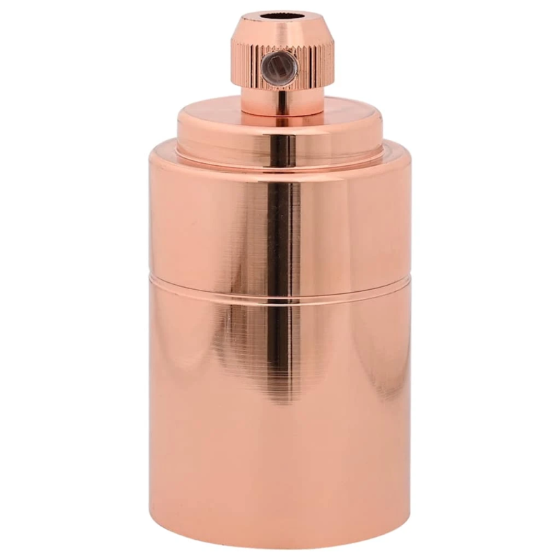 vidaXL Lampu turētāji 2 gab Rose Gold E27