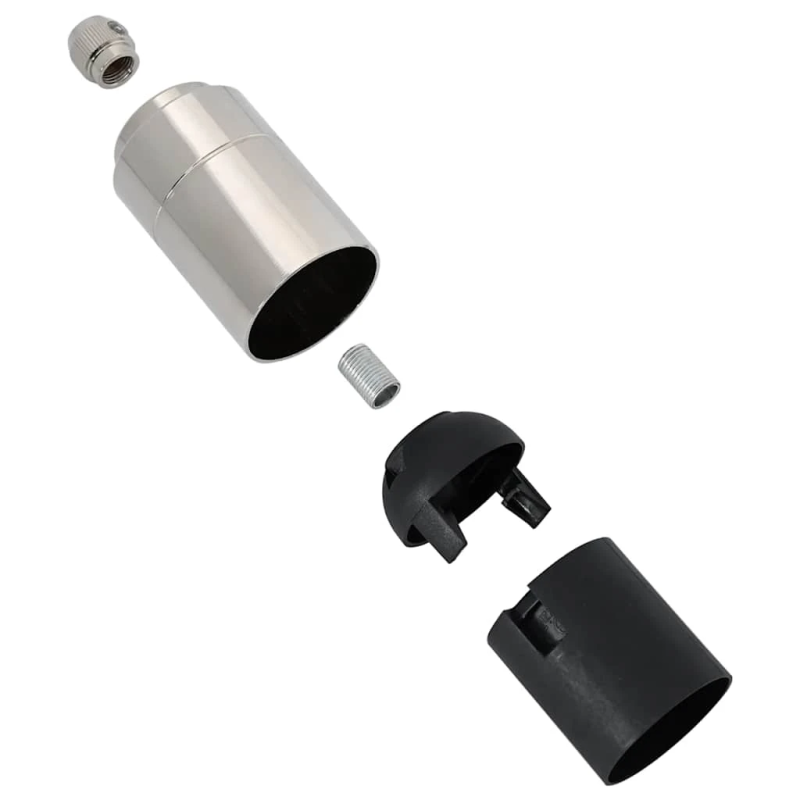 vidaXL Lampu turētāji 2 gab Satin Nickel E27