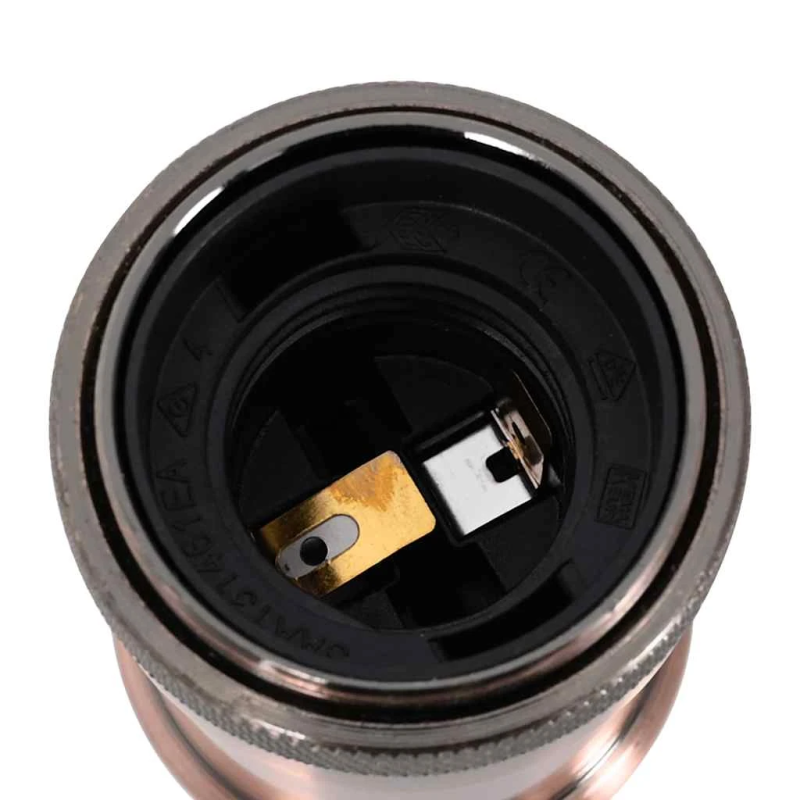 vidaXL Lampu turētāji 2 gab Red Bronze E27