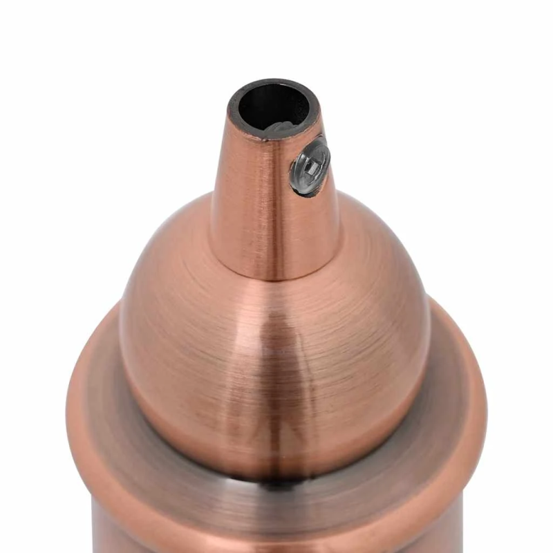 vidaXL Lampu turētāji 2 gab Red Bronze E27